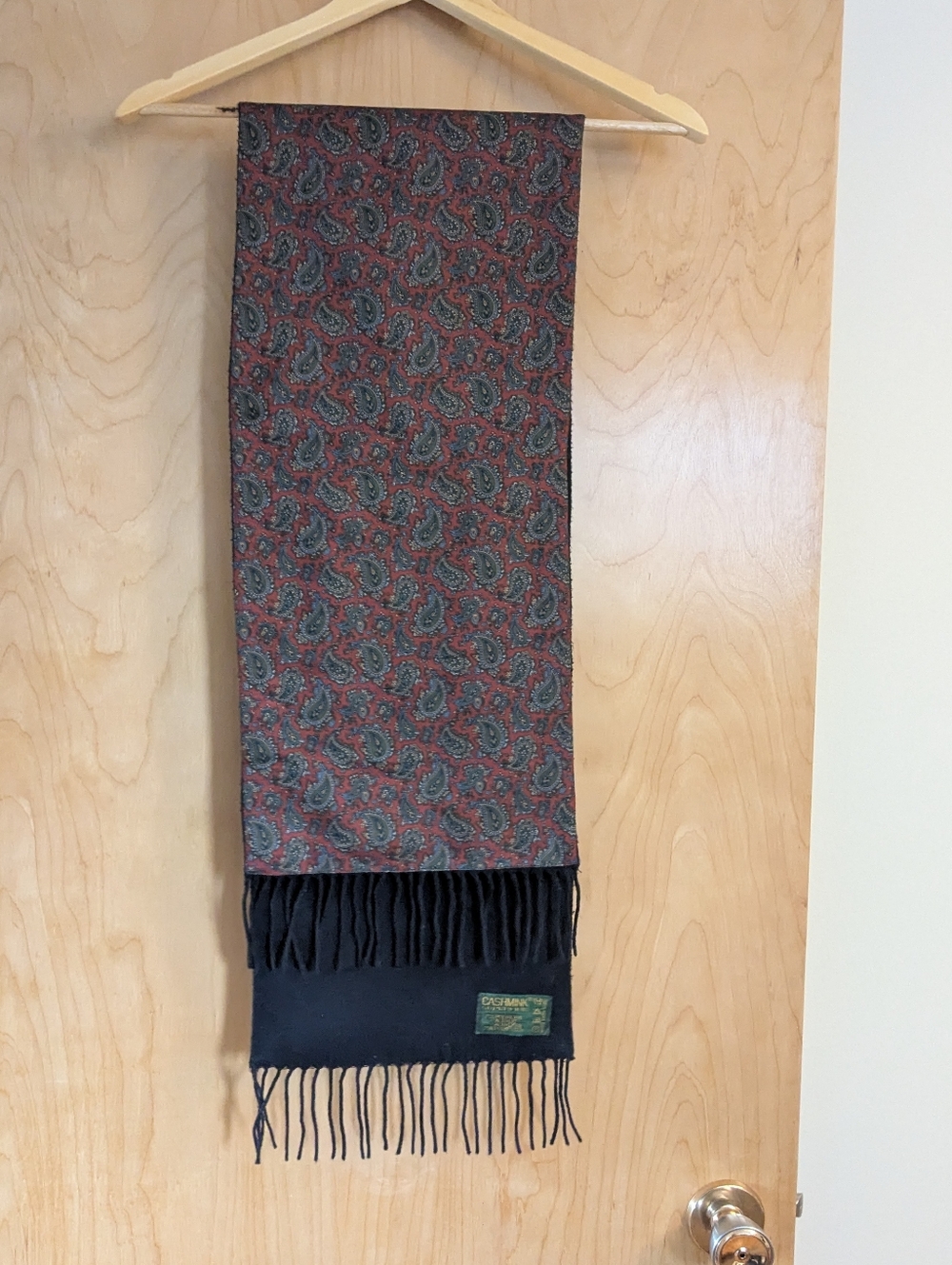 Vintage Paisley Cashmink Gentleman's Scarf